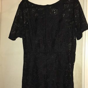 Black Fleur Illusion Lace Jumpsuit